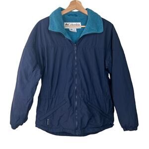 Columbia‎ Women's Blue Insulated Fleece Lined Nylon Jacket - Size Small